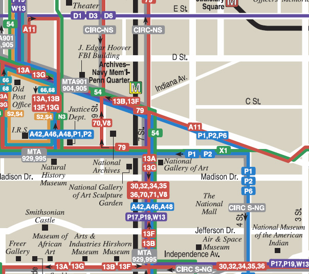 Metro Bus Service Maps