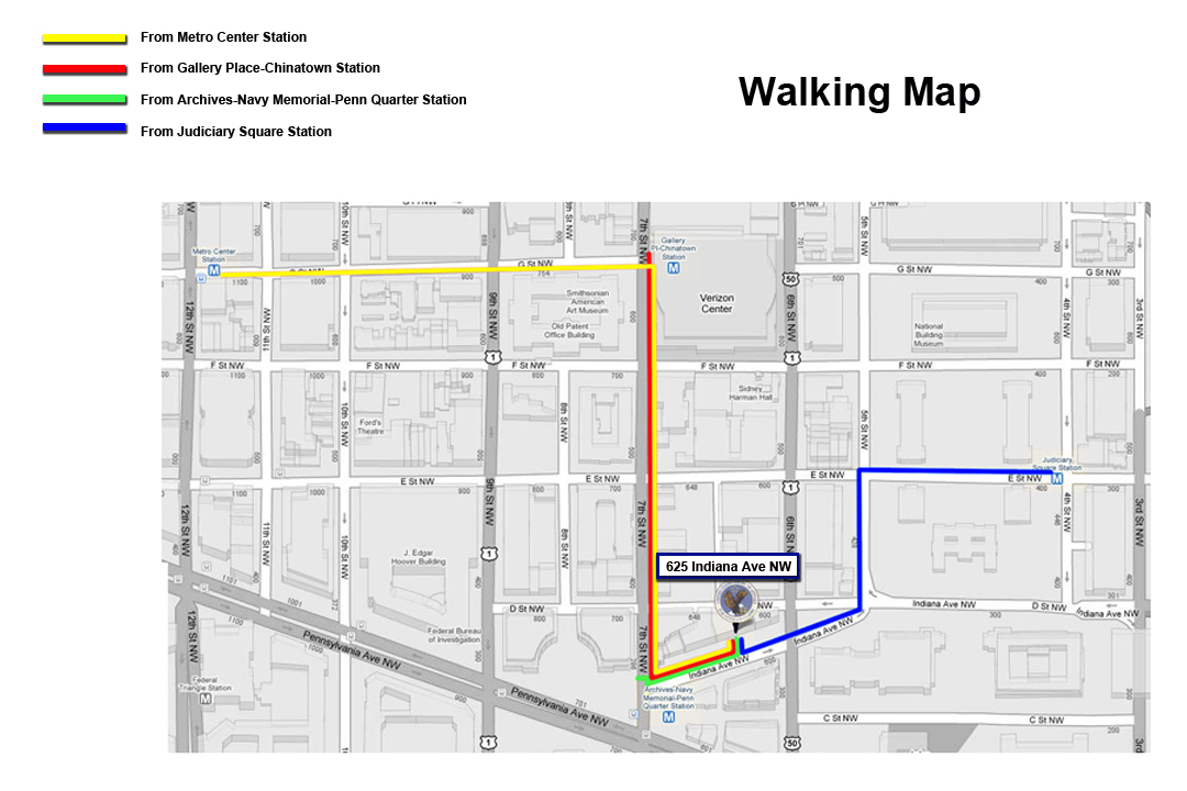 Metro Walking Map